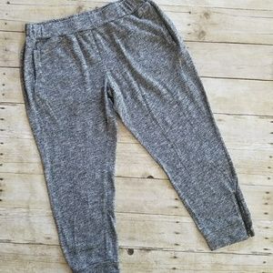 Banana Republic cropped knit joggers, size LP